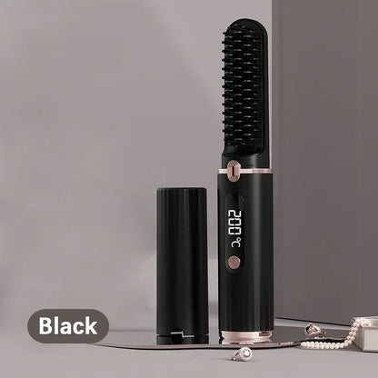 Wireless Electric Heating Straight Hair Comb