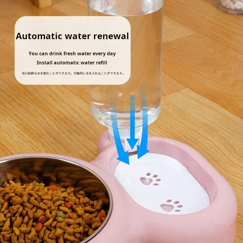 Pet Automatic Water Dispenser Bowl Set