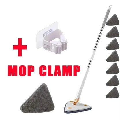 360° Spin Cleaning Rotatable Triangle Mop