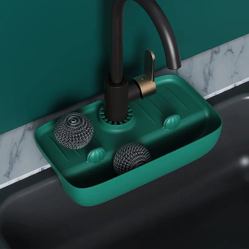 Household Silicone Sink Drain Rack