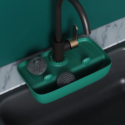 Household Silicone Sink Drain Rack