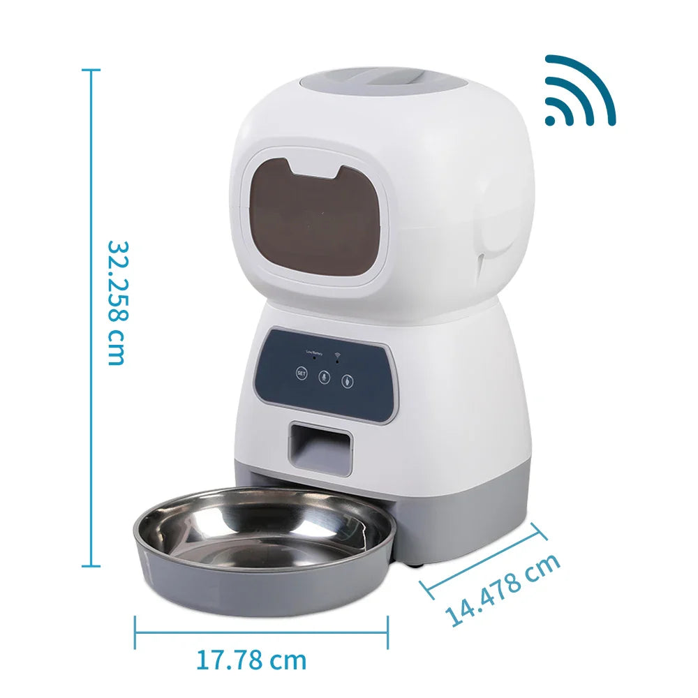 Pet 3.5L Large Capacity Automatic Timing Feeder
