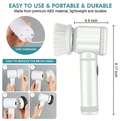 USB Charge Electric Spin Scrubber