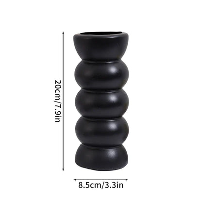 Imitation Ceramic Flower Bottle Nordic Vase