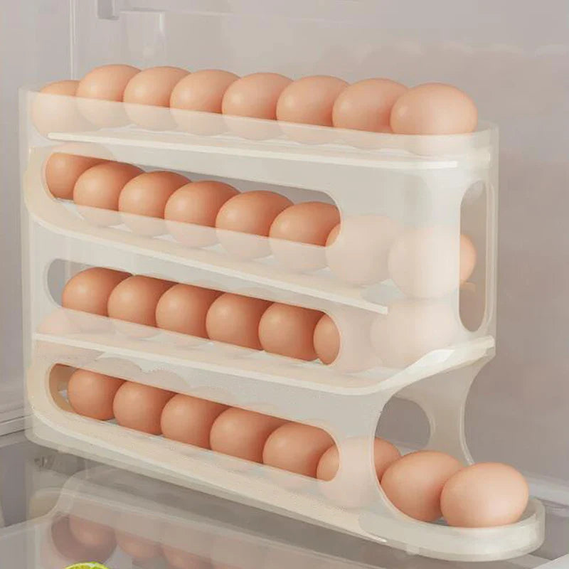 Ladder Style 2-4-layer Slide Egg Storage Box