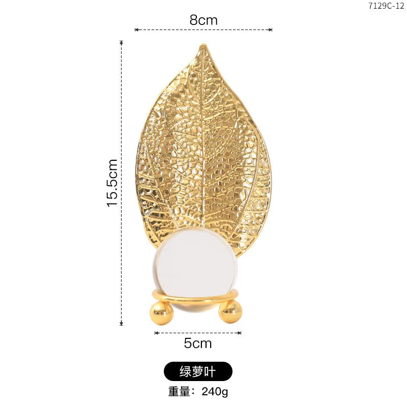 Nordic Light Luxury Crystal Ball Ornaments
