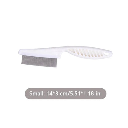 Dog Hair Removal Stainless Steel Flea Comb