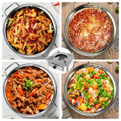 Mini  Stainless Steel Pull-Out Camping Stove