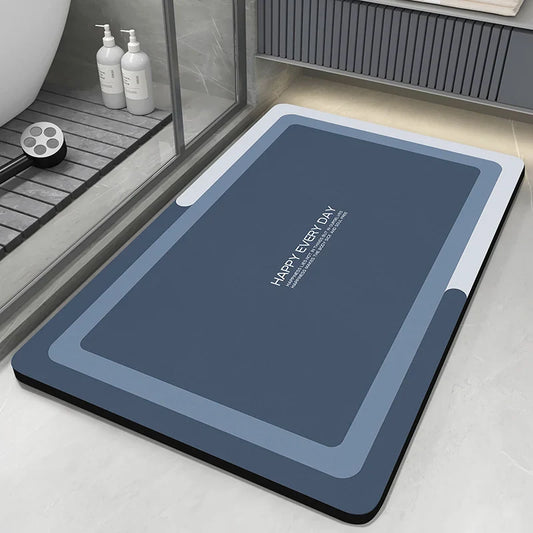Quick Dry Bathroom Absorbent Anti Slip Floor Mat