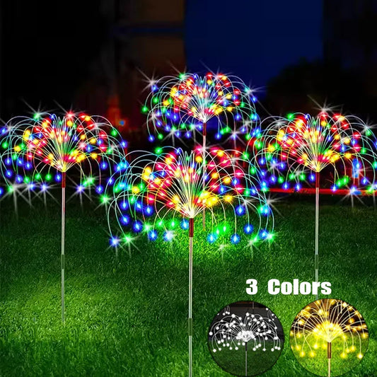Outdoor Waterproof Solar Firework Light
