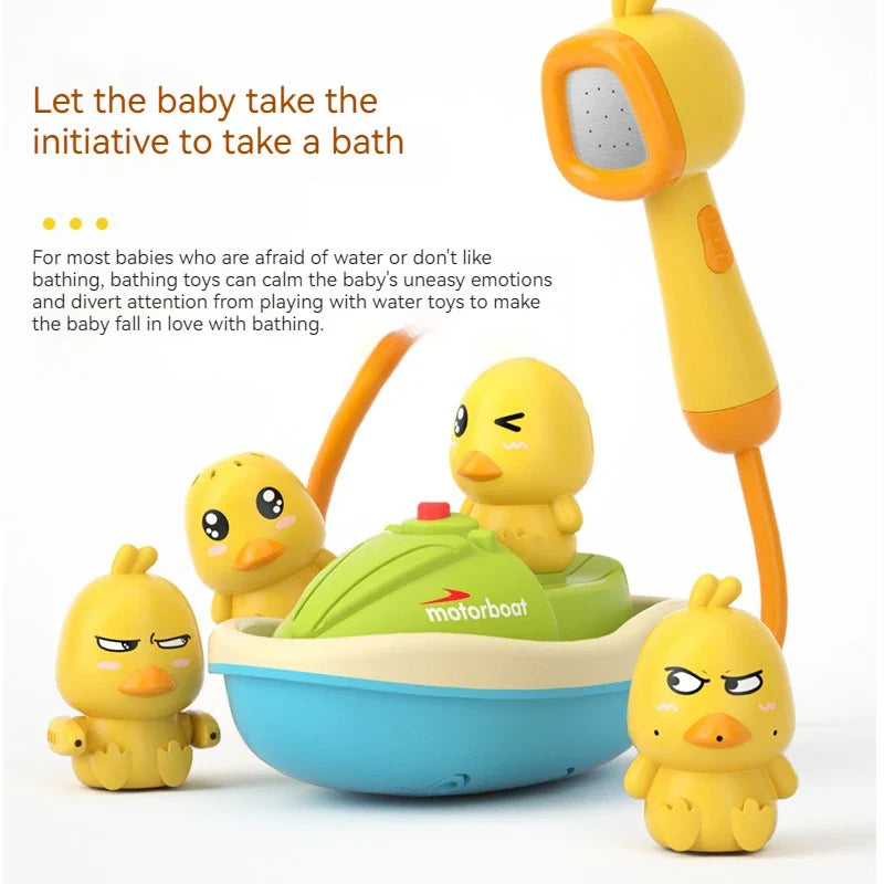 Duck Bathtub Boat Automatic Toy