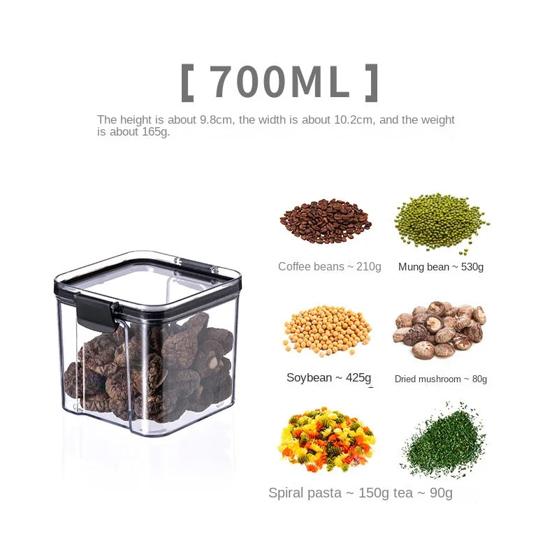 Sealed Food Storage Box Organizer