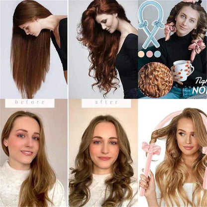 Heatless Hair Curlers Curling Rod