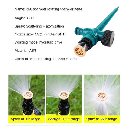 Garden 360° Rotation Watering Sprinkle