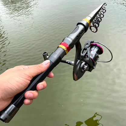 Outdoor Carbon Fiber Fishing Rod Reel