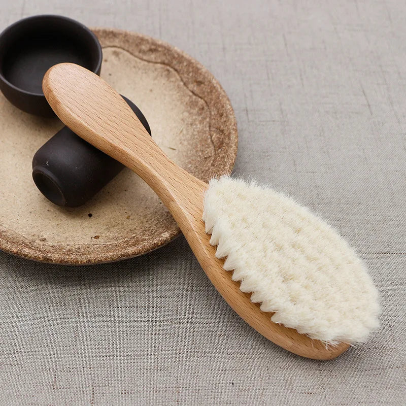 Baby Soft Wood  Hair Brush