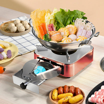 Mini  Stainless Steel Pull-Out Camping Stove