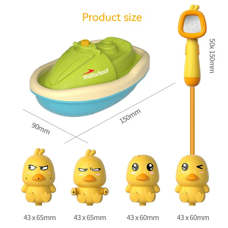 Duck Bathtub Boat Automatic Toy