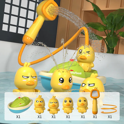 Duck Bathtub Boat Automatic Toy
