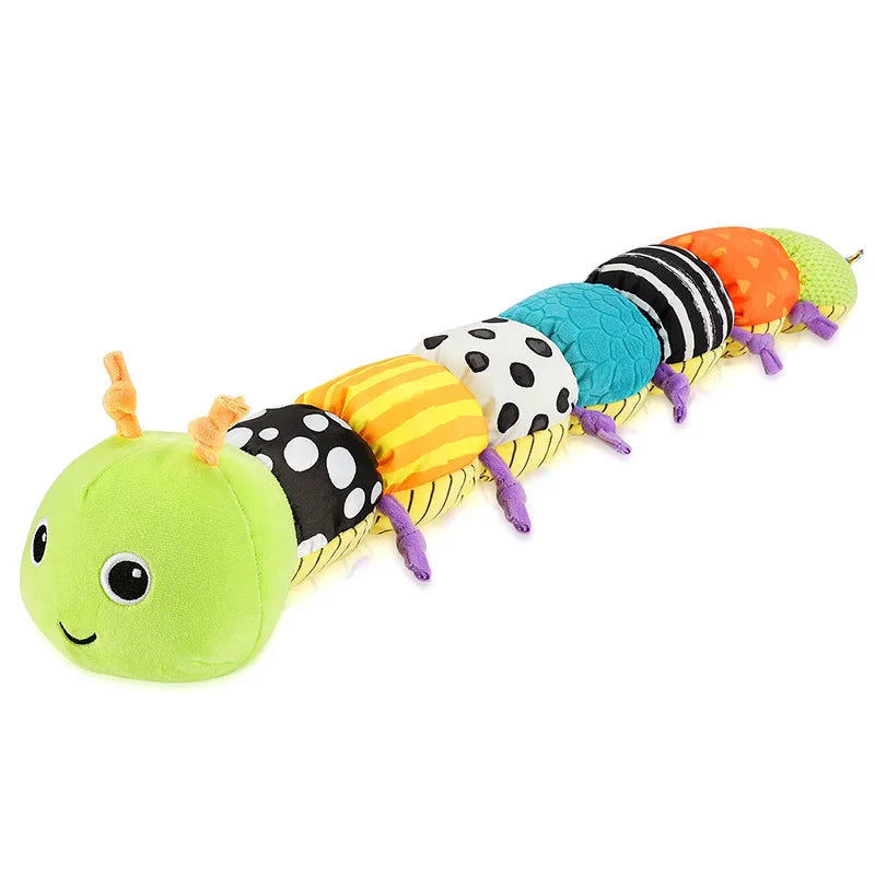Baby Rattle Musical Caterpillar Soft Toy