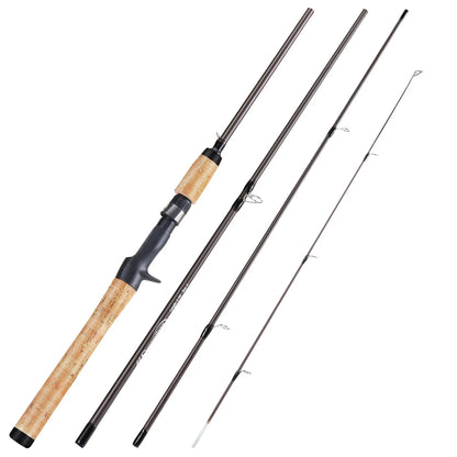 Ultra Light Wooden Handle Spinning Rod