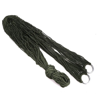 Outdoor Camping Nylon Rope Hammock