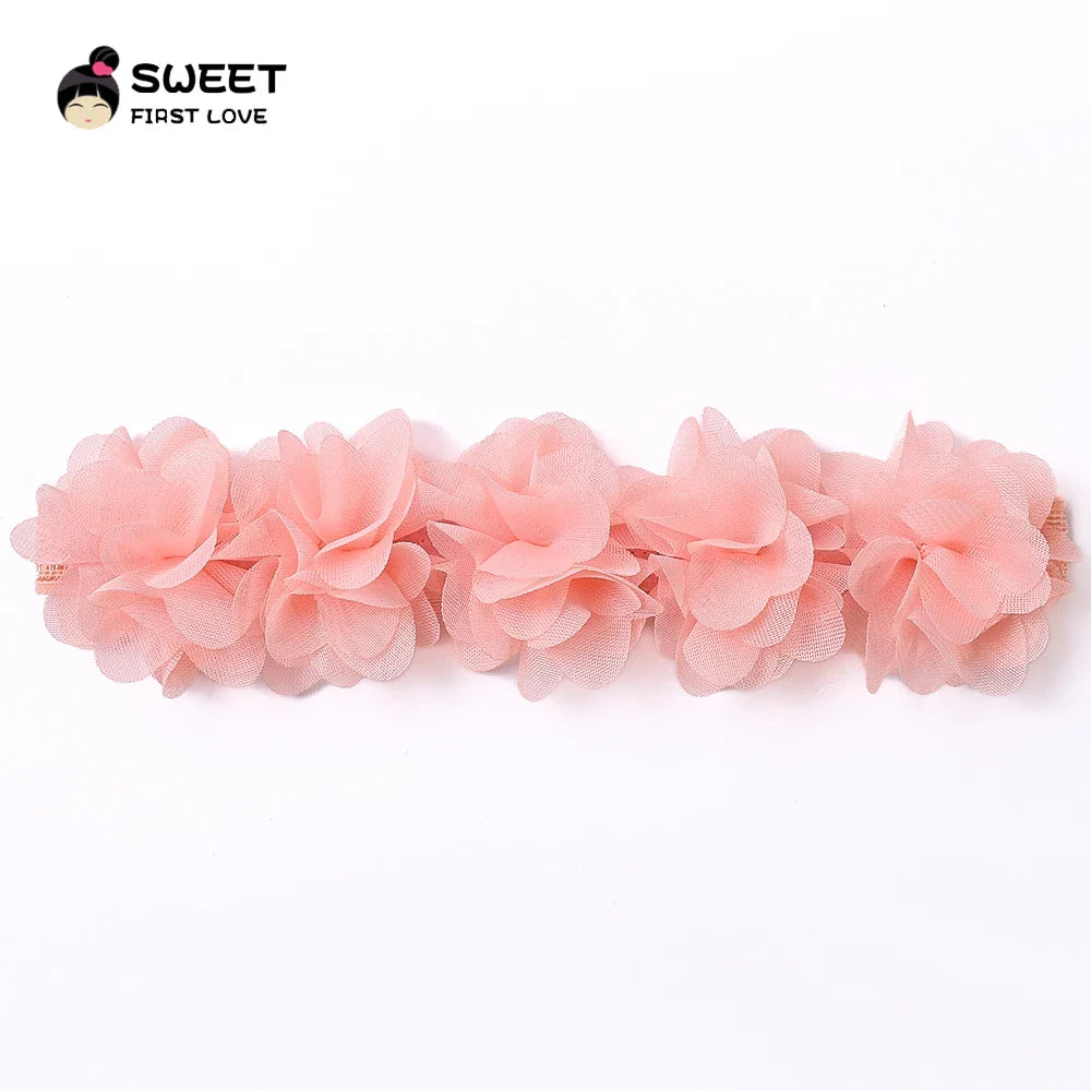 Baby Soft Elastic Cute Flower Hairband