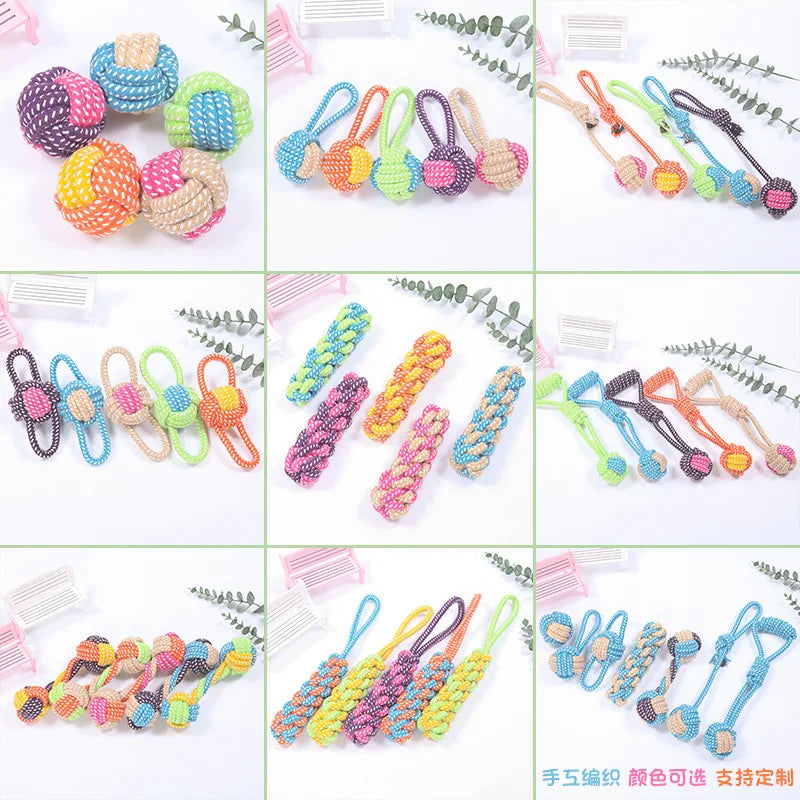 Dog  Interactive Cotton Rope Mini Toy