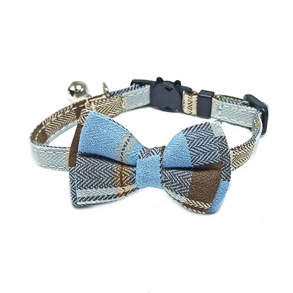 Pet Elastic Adjustable Collar Bow Tie