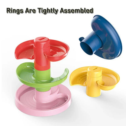 Kids Track Rolling Ball Push Pop Toy