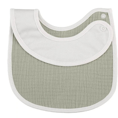 Bbaby Waterproof Cotton Bear Bibs