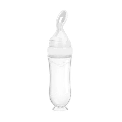Baby Silicone Squeeze Feeding Spoon