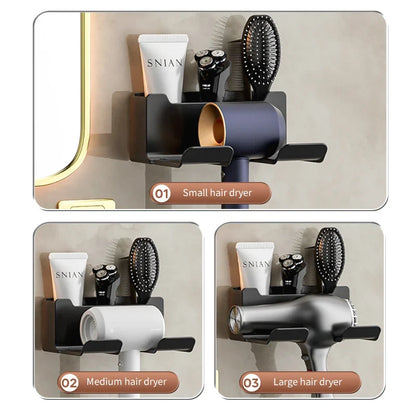 Bathroom Shower Hairdryer Organizer