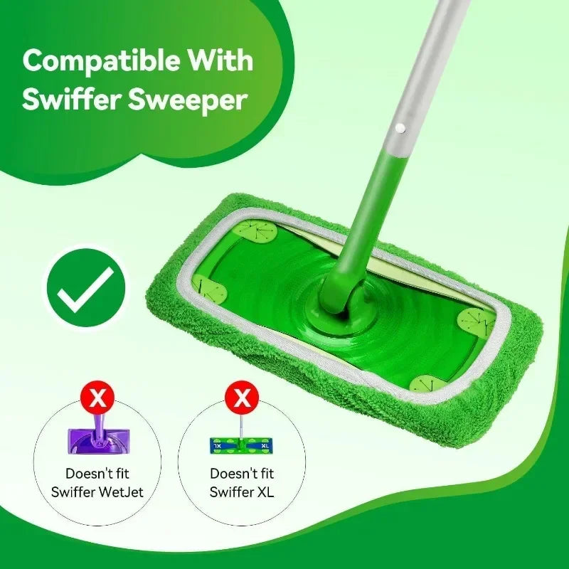 Dry Cleaning Cloths Reusable Microfiber Mop
