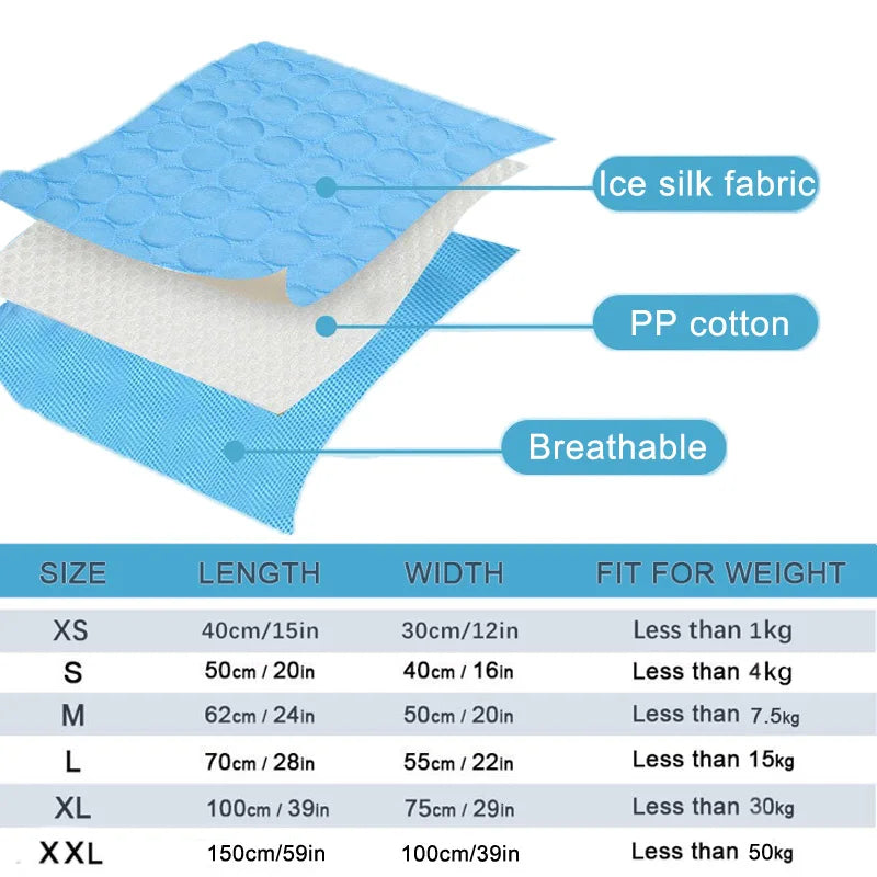 Pet Durable Cooling Bed Mat Pad