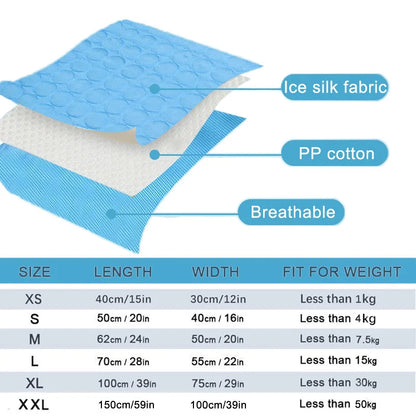 Pet Durable Cooling Bed Mat Pad