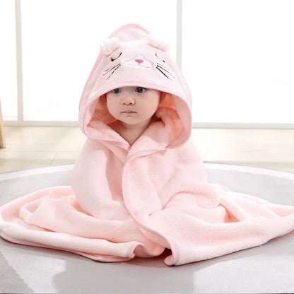 Baby Hooded Soft Bath Towel