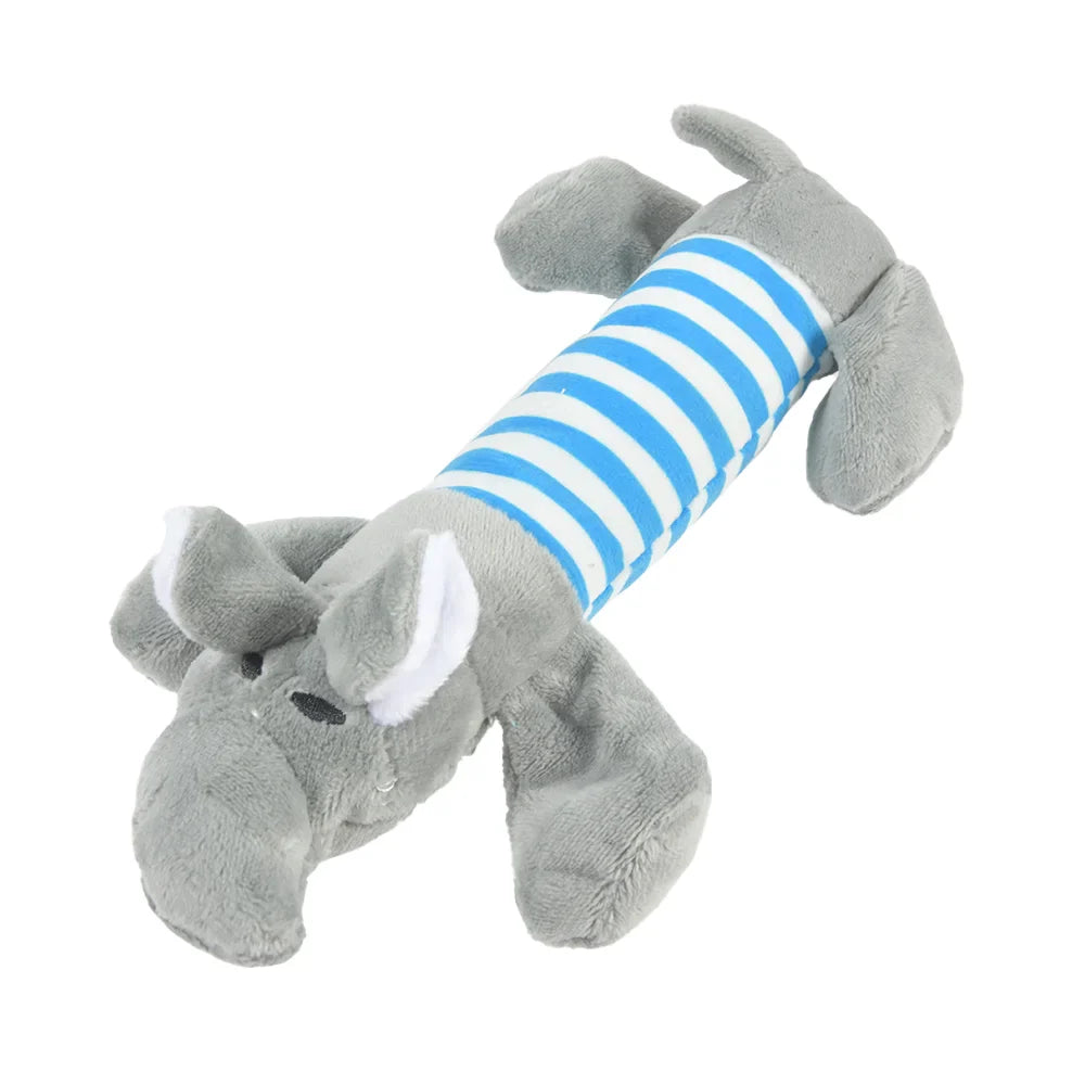 Dog Plush Dinosaur Interactive Chew Toy