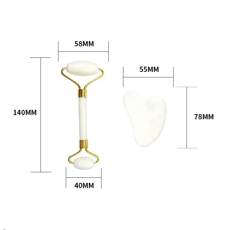 Chin Lifting Natural Stone Massage Roller