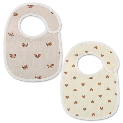 Bbaby Waterproof Cotton Bear Bibs