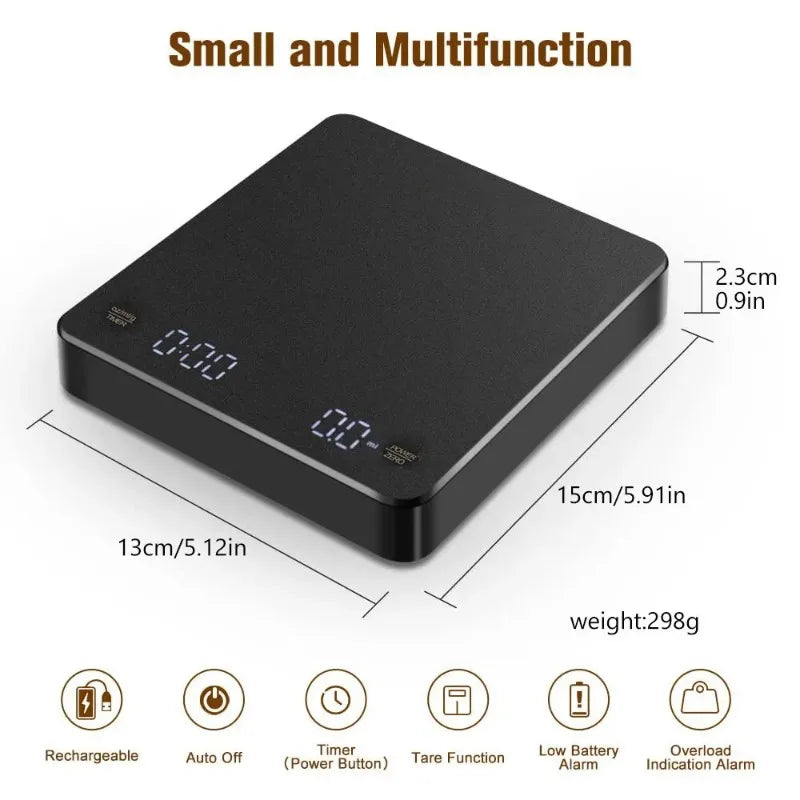 LED Screen Digital Coffee Scale