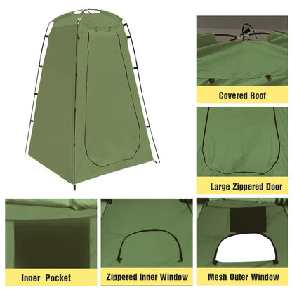 Outdoor Waterproof Portable Privacy Shower Tent