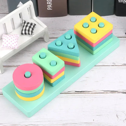 Baby Wooden Colorful  Educational Toy
