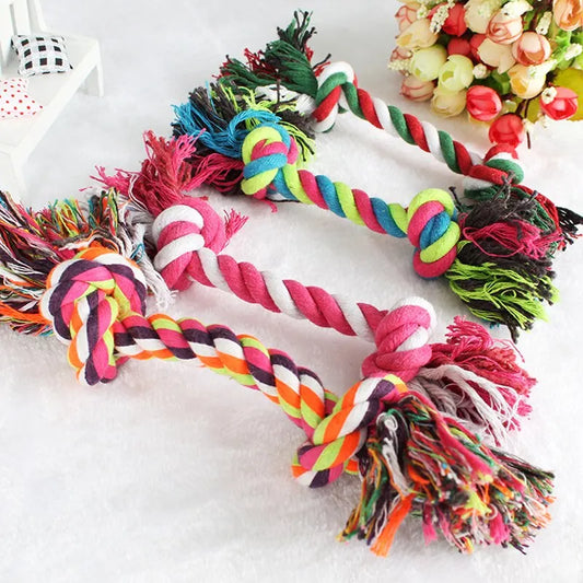 Dog Molar Bite-resistant Cotton Rope Toy