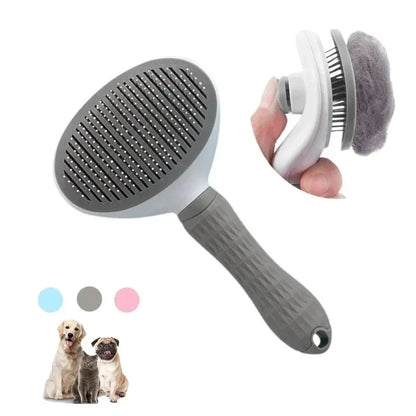 Cat Stainless Steel Hair Brush