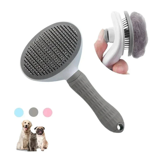 Cat Stainless Steel Hair Brush