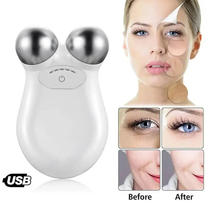 Anti Wrinkles Microcurrent Facial Massager Roller
