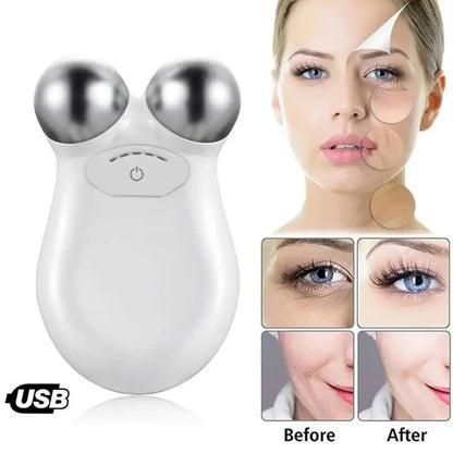 Anti Wrinkles Microcurrent Facial Massager Roller