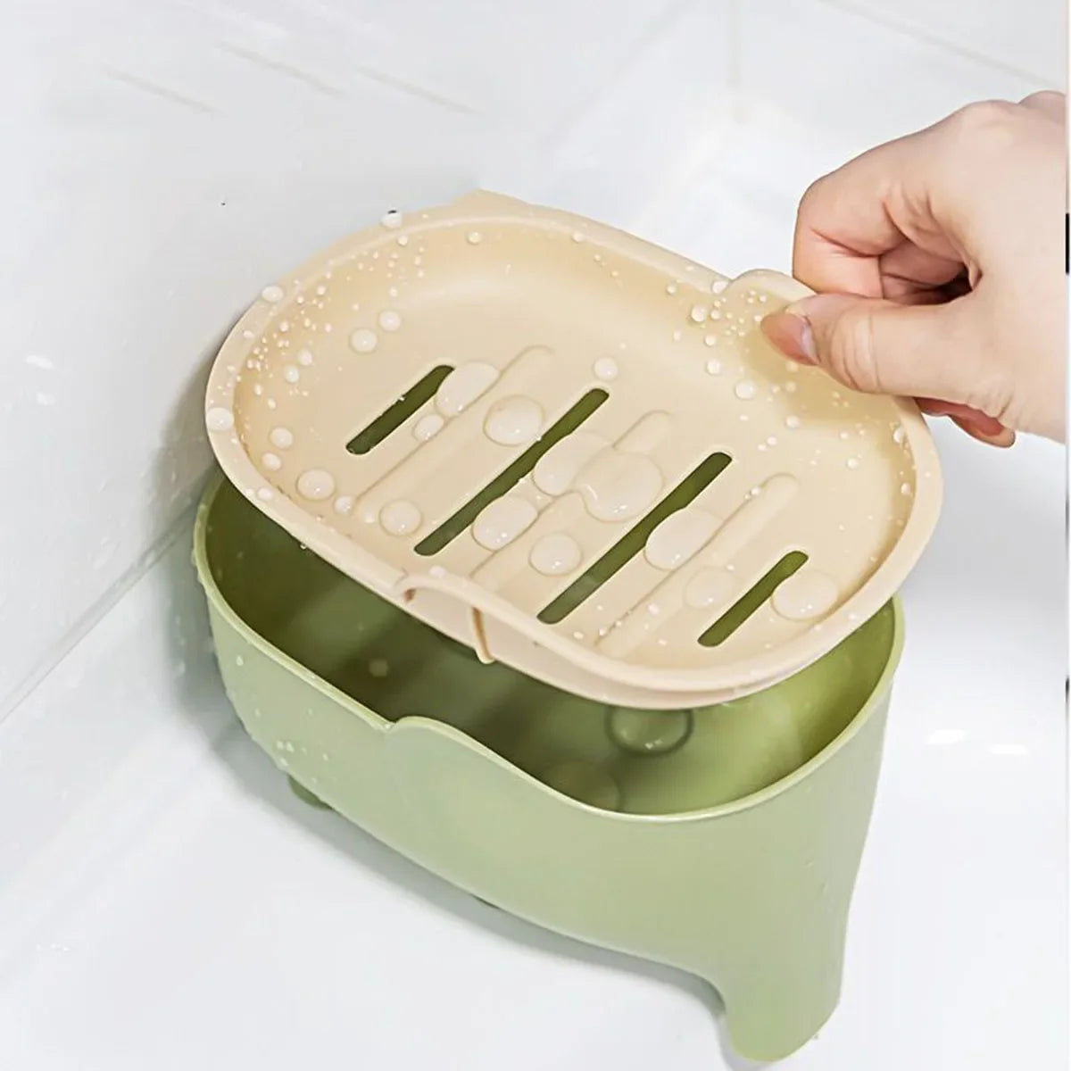 Double Layer Creative Cute Soap Box