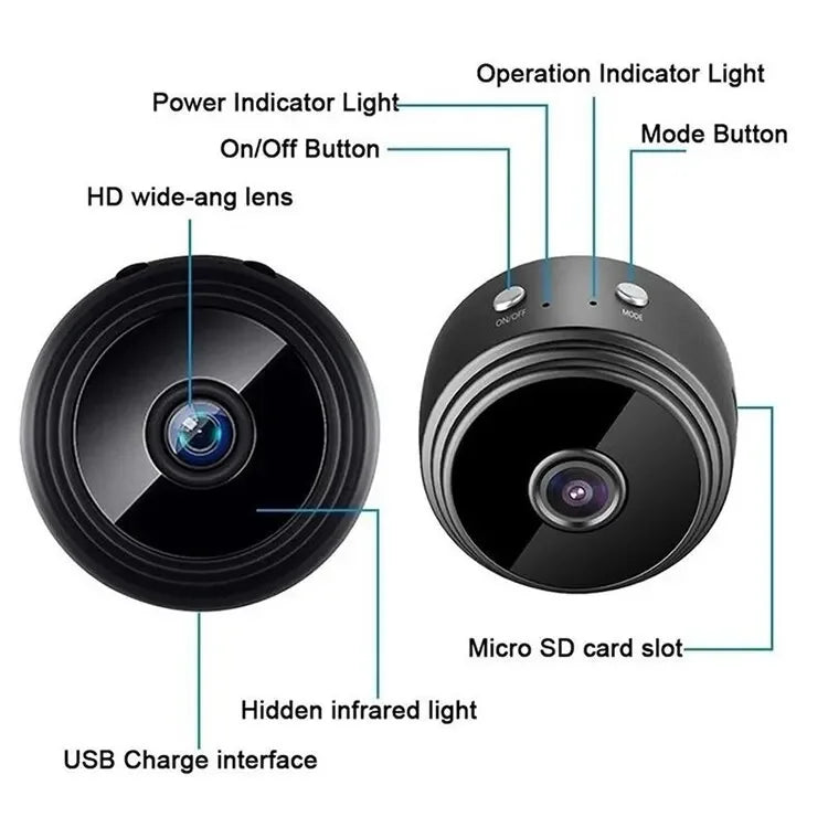 HD Wireless WiFi Mini Security Camera